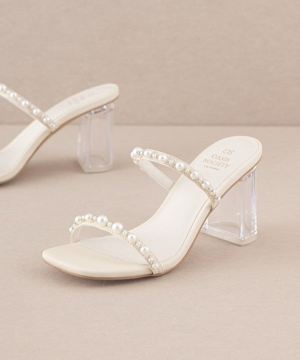 Pearlina Block Heel Sandals