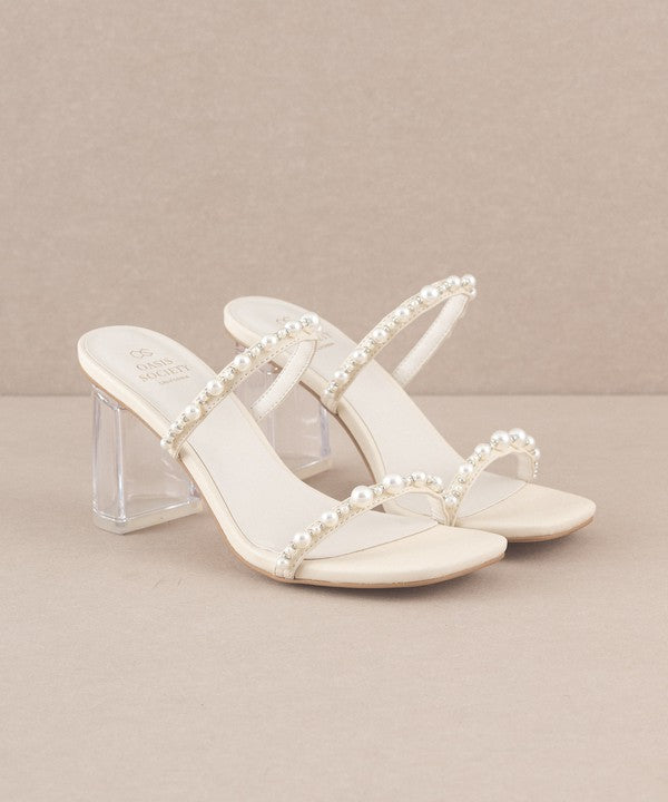 Pearlina Block Heel Sandals