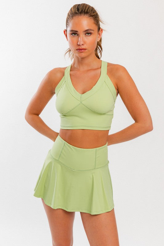 Layla Sleeveless Active Crop Top