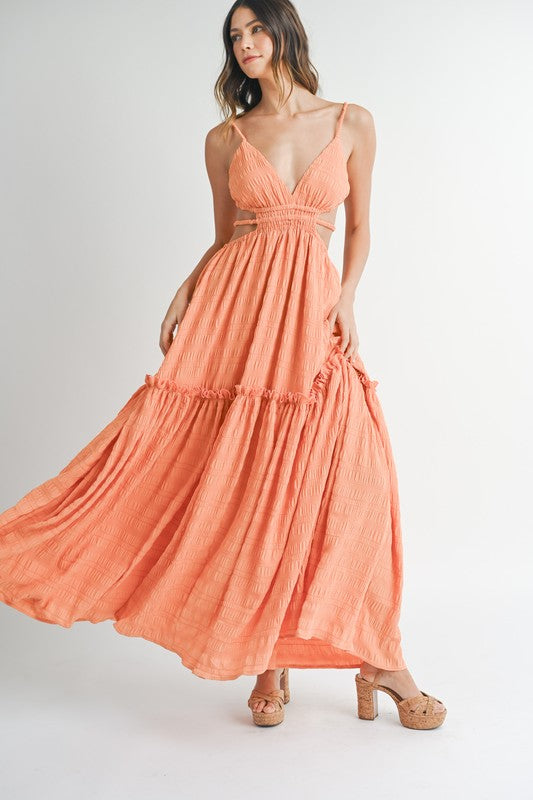 Summer Solstice Tiered Maxi Dress - Large - Final Sale