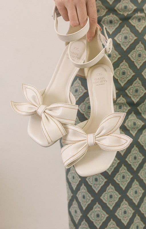 Sweet Bow Knot Low Heels