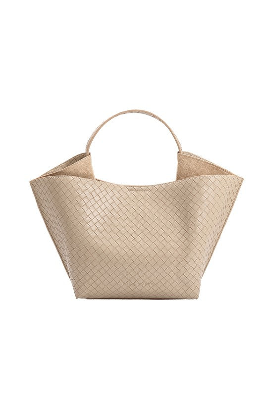 Melie Bianco Terri Recycled Vegan Leather Top Handle Bag