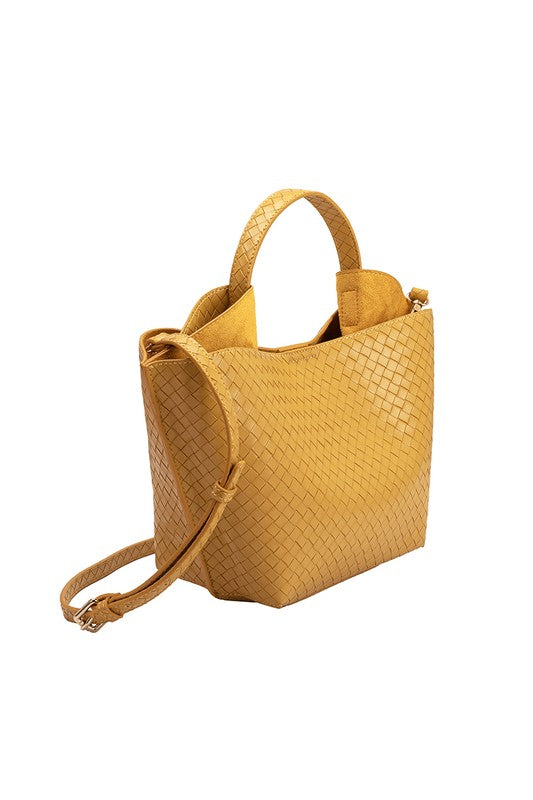 Melie Bianco Terri Recycled Vegan Leather Top Handle Bag