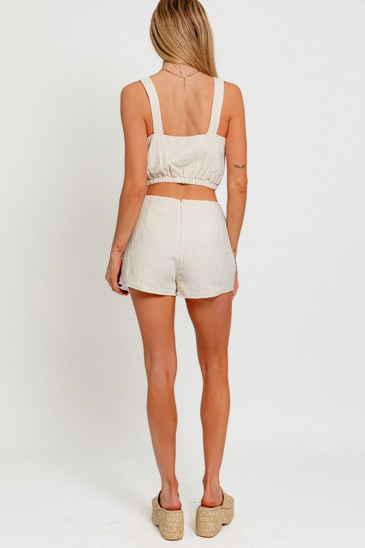 Naples Pocketed Cotton Shorts