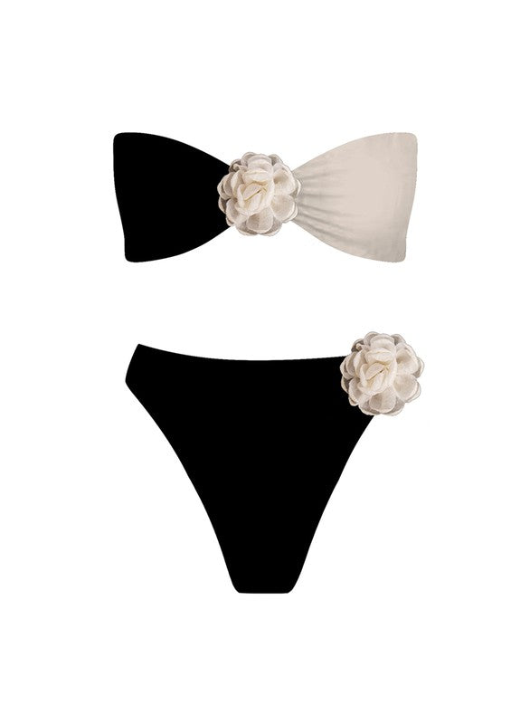 Monaco Blossom Duo-Tone Bikini