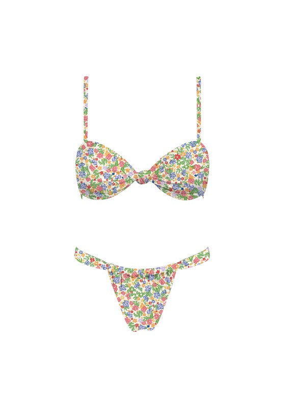 Meet Me In July Floral Garden Bikini