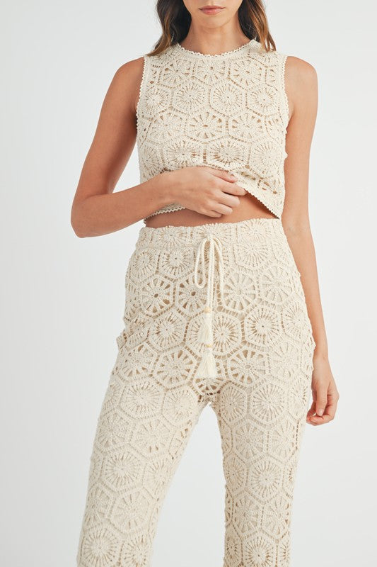 Cape May Crochet Lace Crop Top