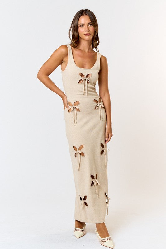 Soborna Bow Maxi Dress