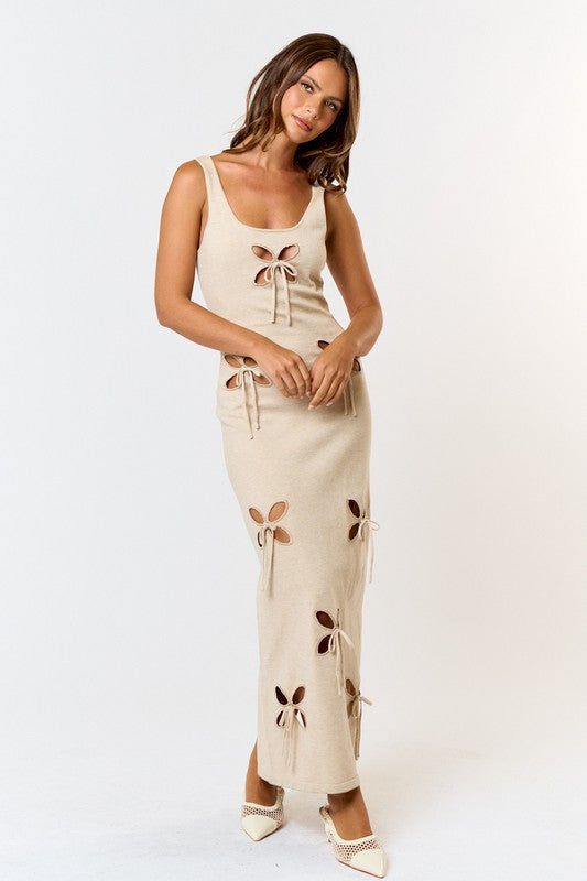 Soborna Bow Maxi Dress