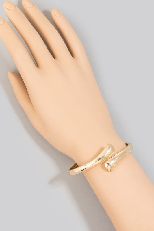 Sculpted Wrap Bangle Bracelet