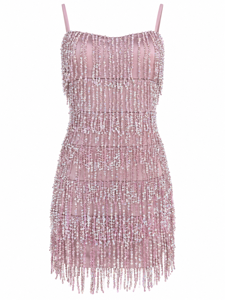 Wish Me Diamonds Shimmer Mini Dress