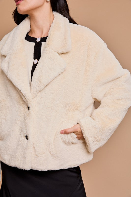 Joplin Cozy Faux Fur Jacket - Final Sale