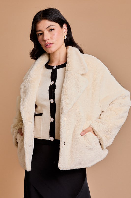 Joplin Cozy Faux Fur Jacket - Final Sale