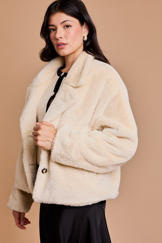 Joplin Cozy Faux Fur Jacket - Final Sale