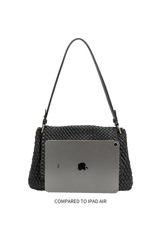 Melie Bianco Natalia Black Shoulder Bag