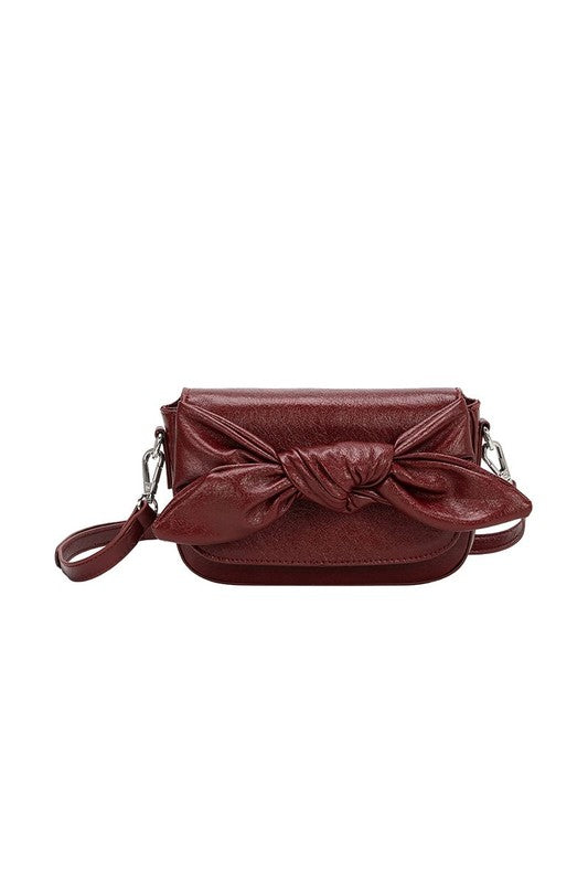 Melie Bianco Faye Bow Crossbody Bag