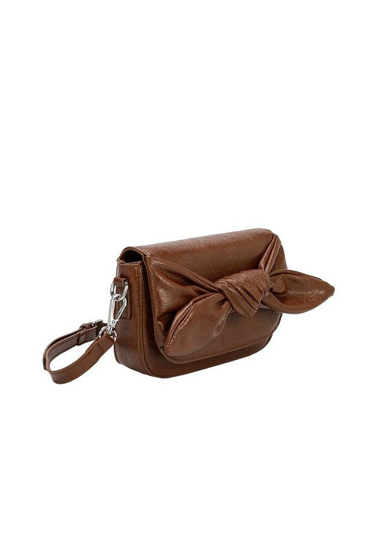 Melie Bianco Faye Bow Crossbody Bag