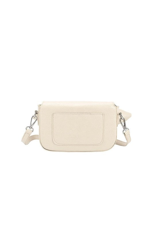 Melie Bianco Faye Bow Crossbody Bag