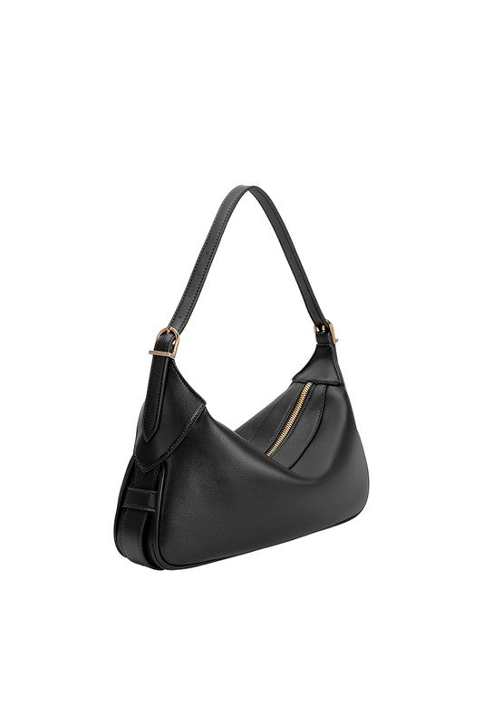 Melie Bianco Nicolette Black Large Shoulder Bag