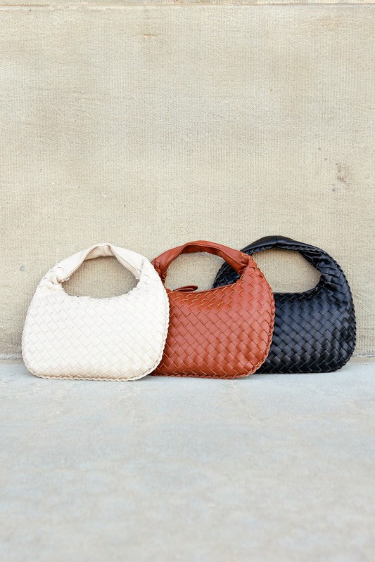 Paige Woven Handbag