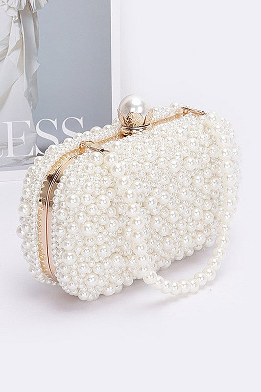 Vegan Pearl Party Clutch