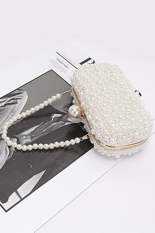 Vegan Pearl Party Clutch