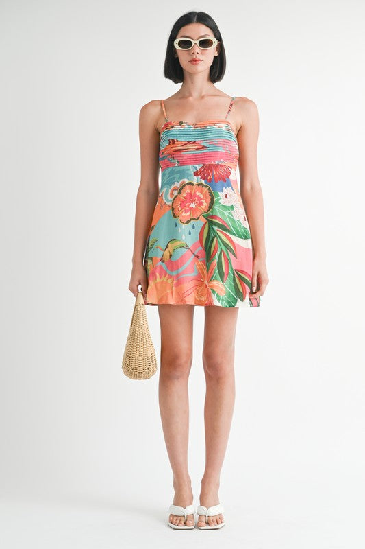 To The Tropics Mini Dress