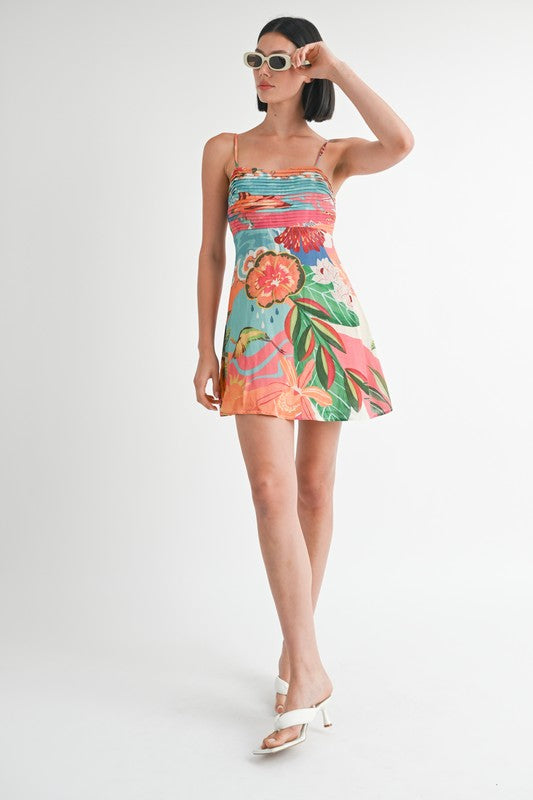 To The Tropics Mini Dress