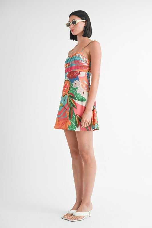 To The Tropics Mini Dress