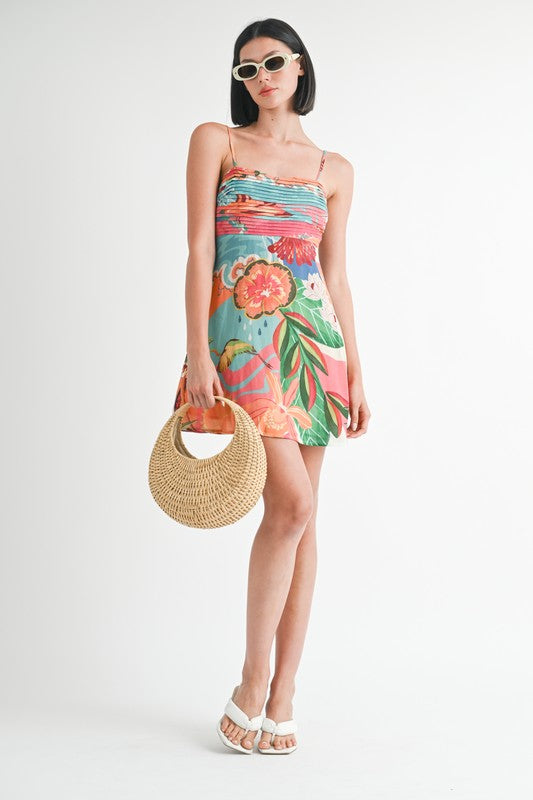 To The Tropics Mini Dress