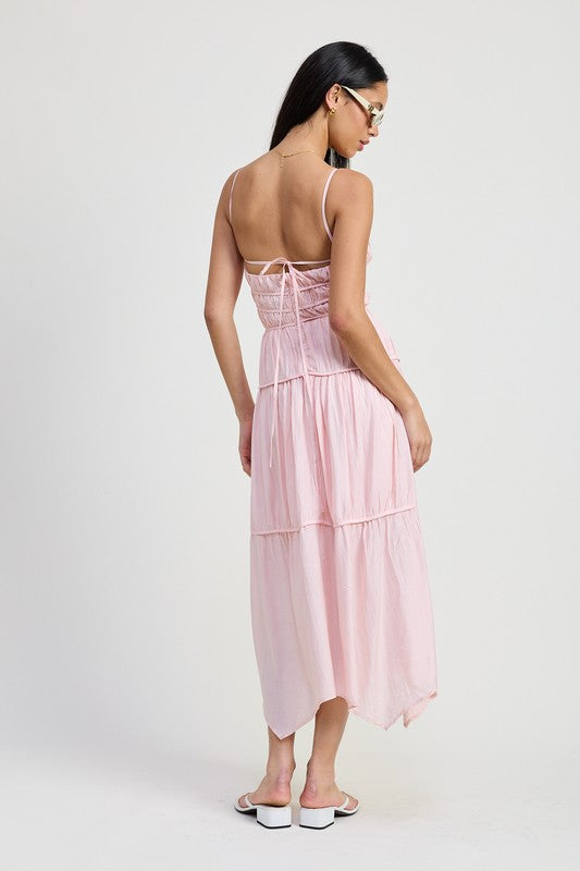 All Mine Ruffle Maxi Dress