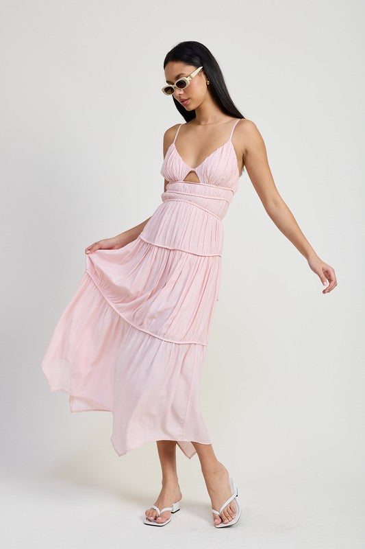 All Mine Ruffle Maxi Dress