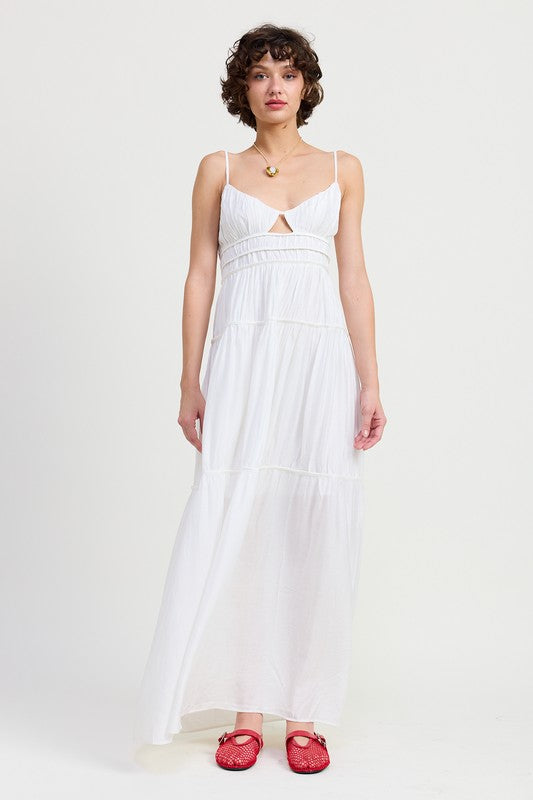 All Mine Ruffle Maxi Dress