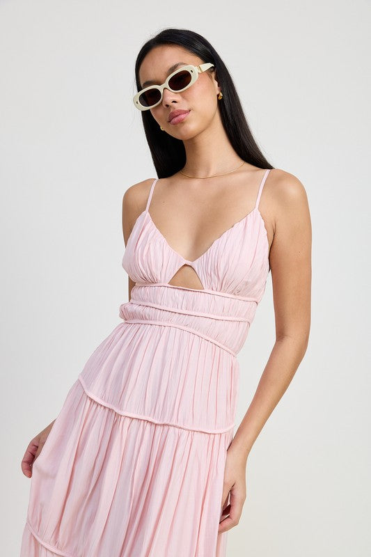 All Mine Ruffle Maxi Dress