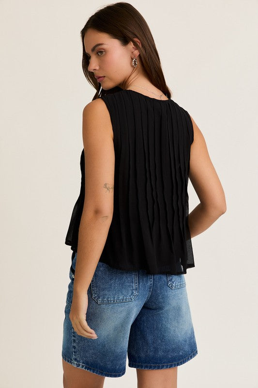 Falling Forward Front Tie Top