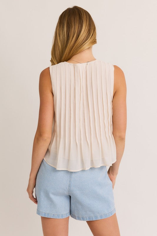 Falling Forward Front Tie Top