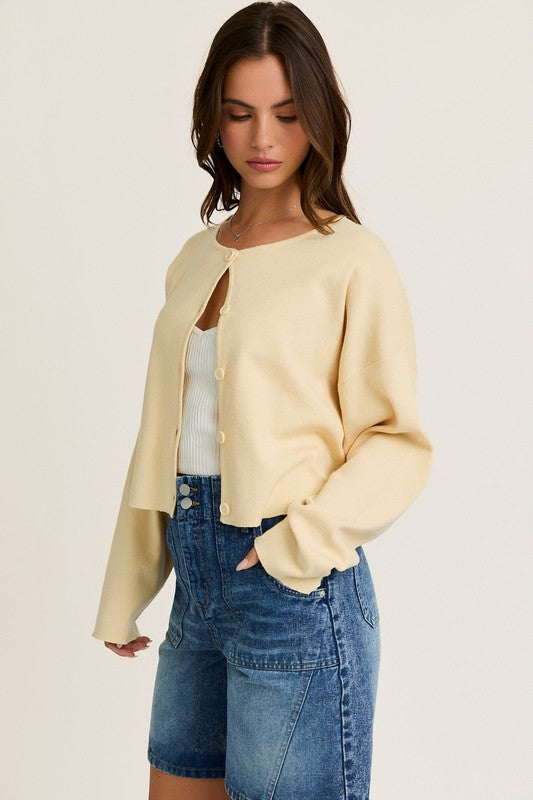 Lindsay Button Down Knit Cardigan