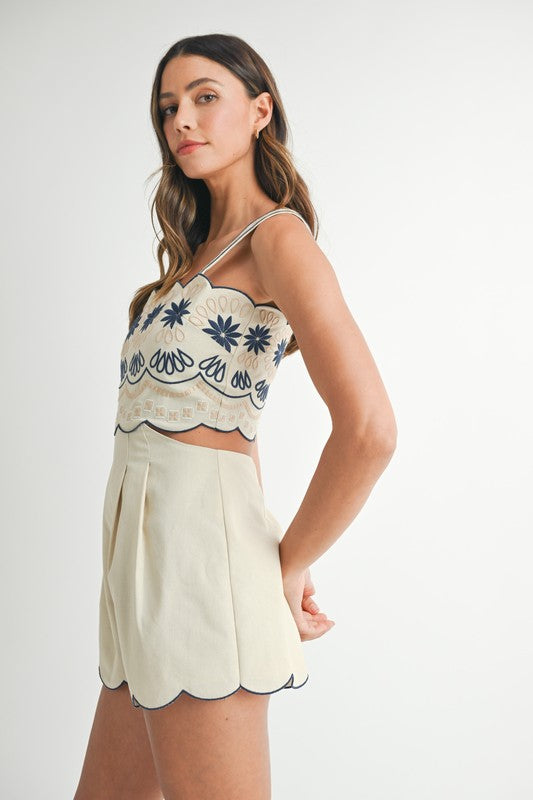 PREORDER - Cape Cod Linen Romper