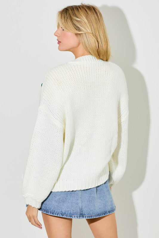 Amalfi Lemon Sweater Cardigan