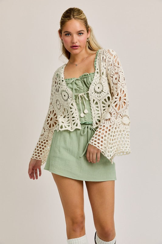 Lula Crochet Tie Top