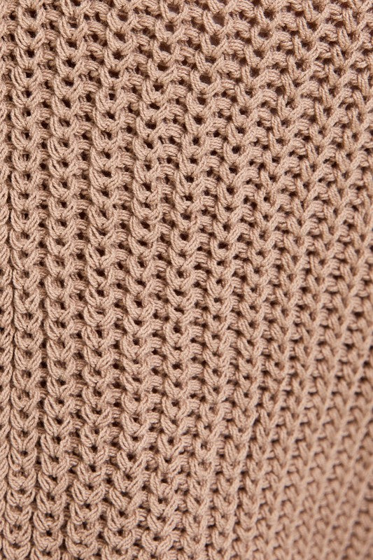 Stitch Front Sweater Top