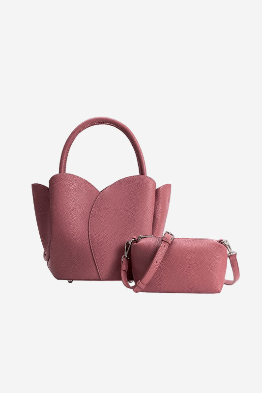 Melie Bianco Tulip Top-Handle Crossbody Tote