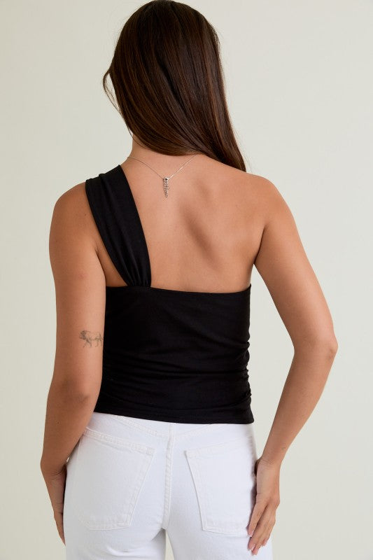 A Little Twisted One Shoulder Top
