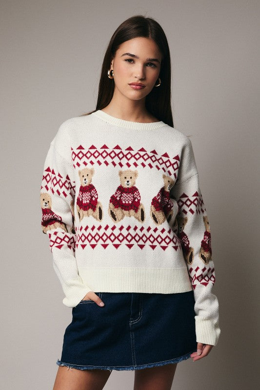 Bear With Me Holiday Sweater