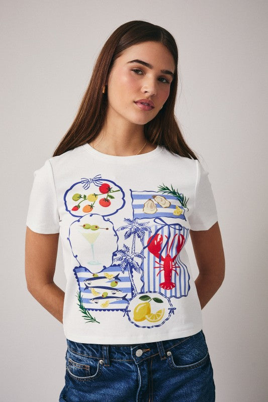 Ferry Lunch Cotton Tee