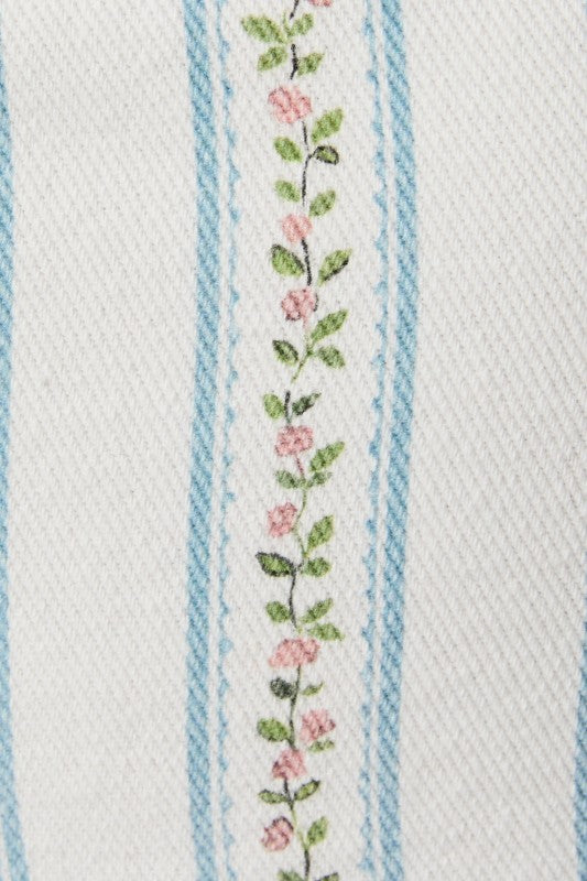 Near The Dock Cotton Mini Skirt