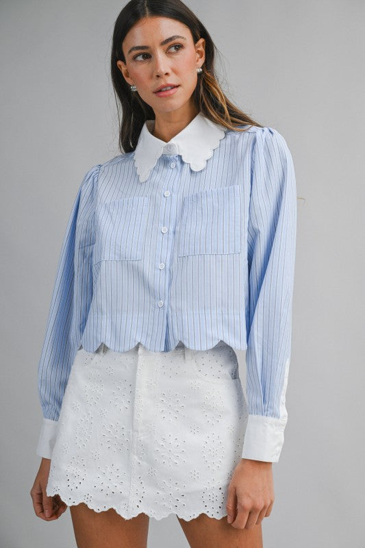 Atelier Eyelet Mini Skirt