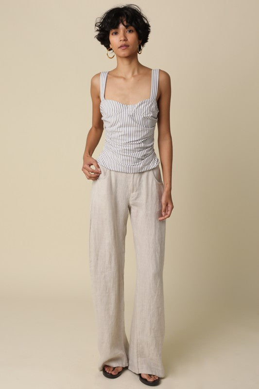 The Portofino Pinstripe Top