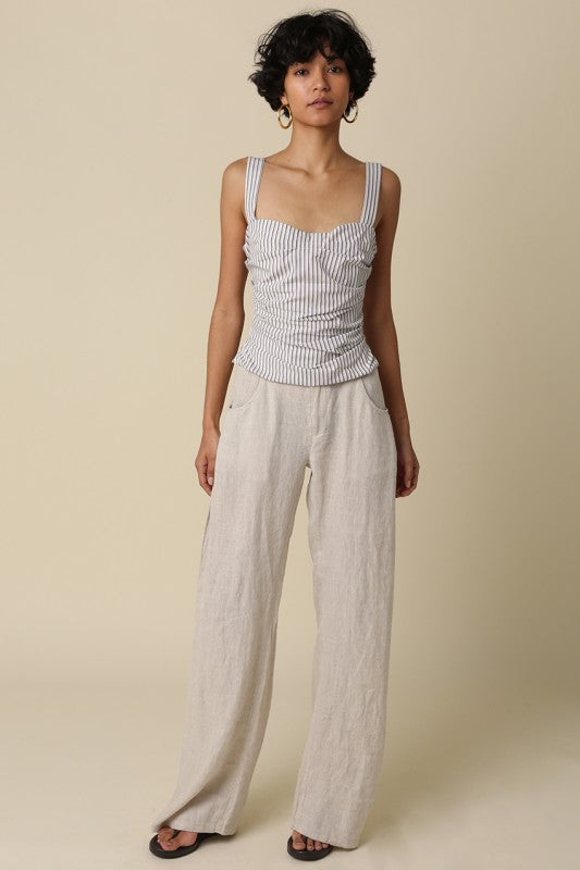 The Portofino Pinstripe Top