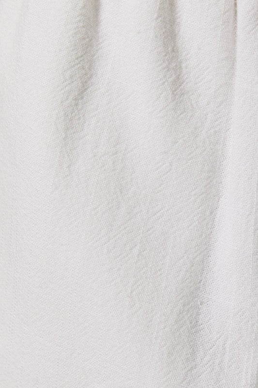 Afternoon Out Lace Linen Shorts